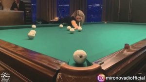 Редчайший случай! Диана Миронова 16 с кия (всю пирамиду)