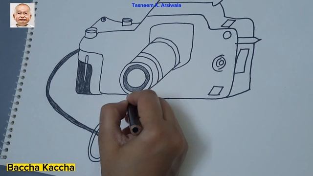 How to draw CAMERA | Pencil Sketch | Baccha Kaccha | Kids & Toddlers Channel смотреть онлайн