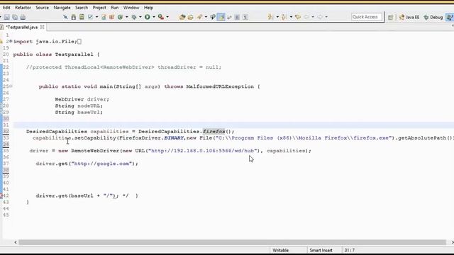 Selenium Desired Capabilities Grid Program смотреть онлайн