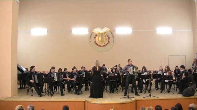 Мир музыки - Народный баянный оркестр, Гомель смотреть онлайн