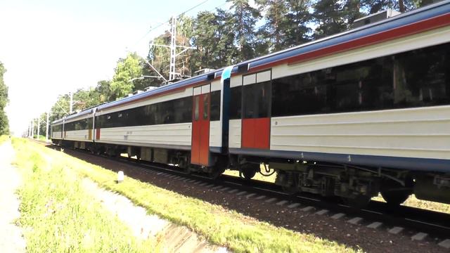 Электропоезд ЭД4МКу-0153 ЦППК перегон Усово - Кунцево-2 смотреть онлайн