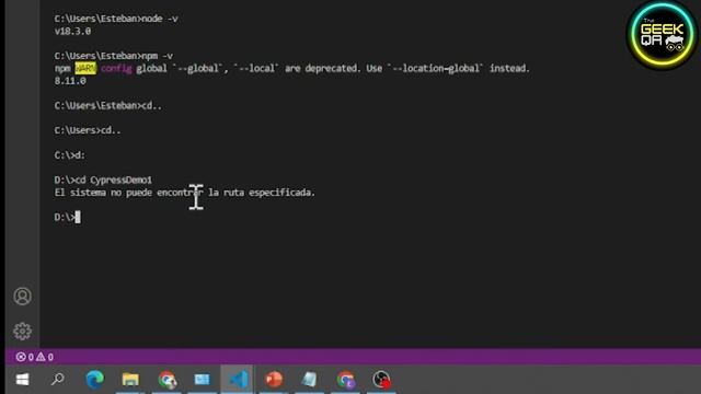 ?Instalación ambiente de desarrollo de CYPRESS 10, VS Code + Node JS para principiantes! смотреть онлайн