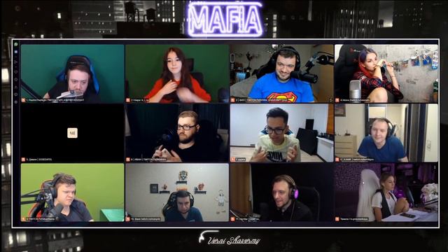МАФИЯ СО СТРИМЕРАМИ | ВТОРАЯ ИГРА 18.07.20 (SILVERNAME, ВЕРНИ ШАВЕРМУ, MANYRIN, INSIDER, FLASH И ДР