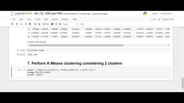 External cluster validation: HS, CS, VMS and FMS - Example using sklearn's 'breast cancer' dataset смотреть онлайн