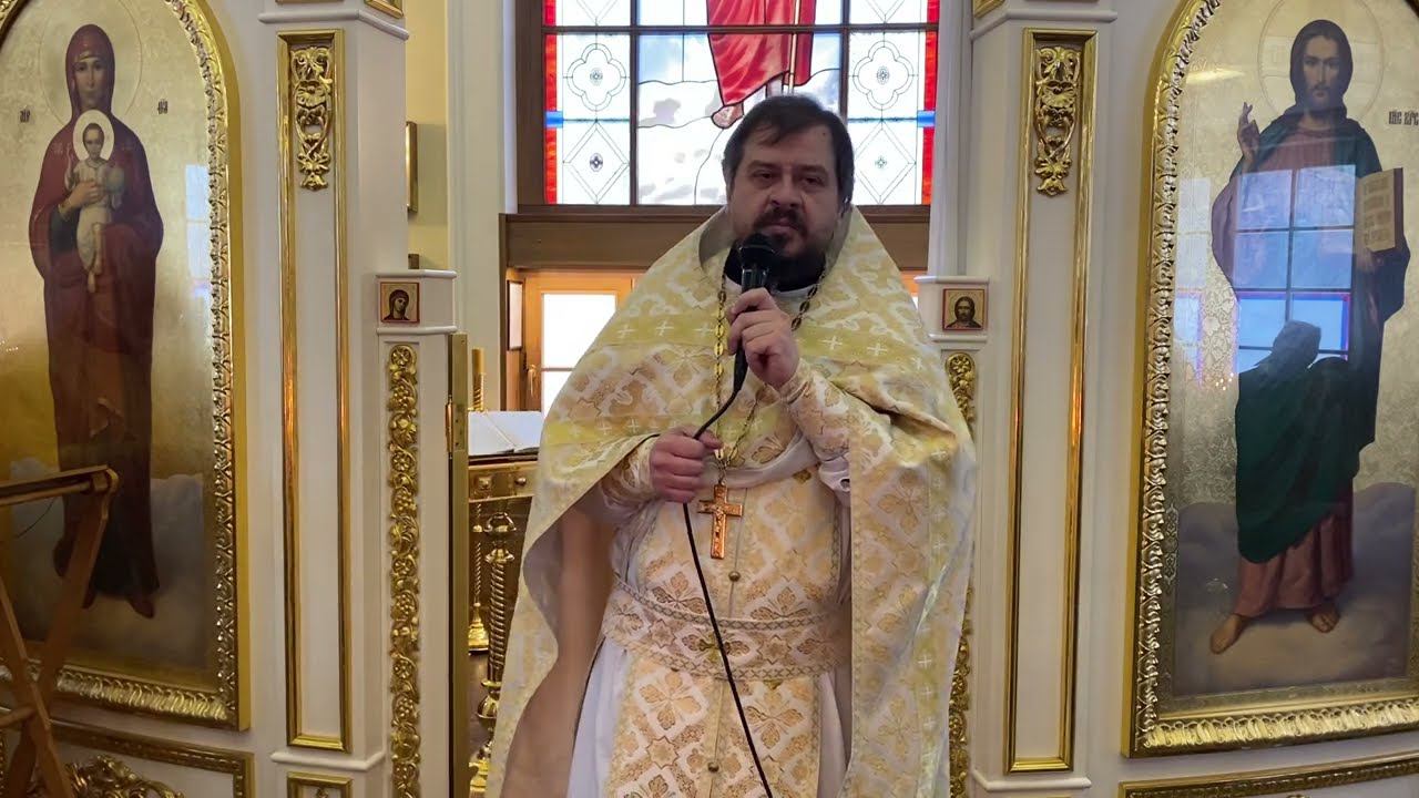 Проповедь священника Владимира Чебышева в Неделю о мытаре и фарисее смотреть онлайн