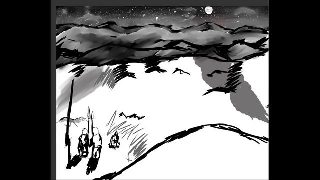 Manga drawing night scene смотреть онлайн