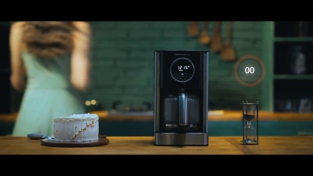 TaoTronics Coffee Machine with Glass Coffee Pot Filter and Timer (TT-CM001) смотреть онлайн