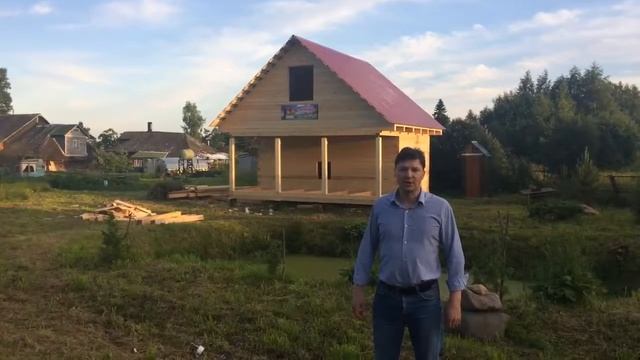 Отзыв о деревянном доме из бруса из Костромы - ЭкоХат смотреть онлайн