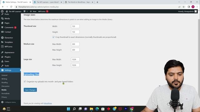 Media Settings in WordPress - Optimizing Your Media Management and Display | WordPress Tutorial p31 смотреть онлайн