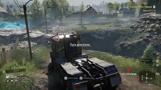 SnowRunner.Россия.Таймыр.Болота.Скатившийся с обрыва смотреть онлайн