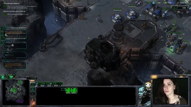 Первое прохождение. Кампания StarCraft II с Pollen (ч.2) смотреть онлайн