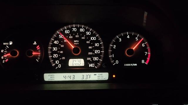 2000 Volvo V70 0-60 (WOT/no kickdown button) смотреть онлайн