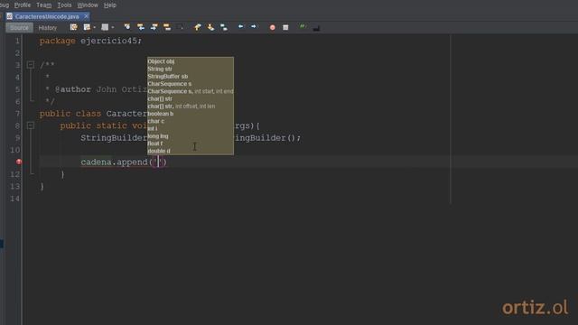 Java - Ejercicio 45: Usar Caracteres Unicode en un Objeto StringBuilder смотреть онлайн