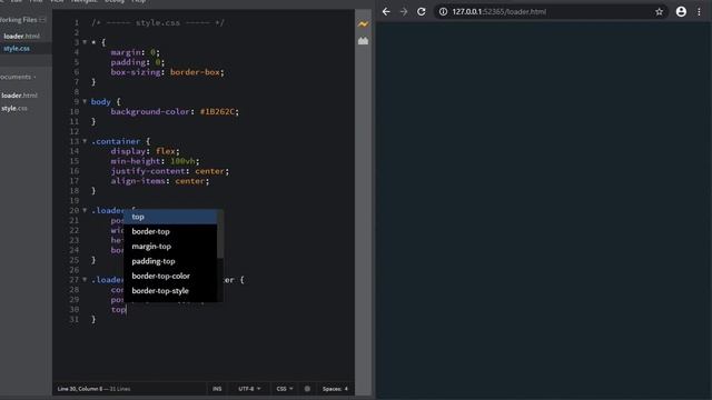 CSS Loader using HTML and CSS смотреть онлайн