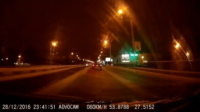Малиновка-Брилевичи-Слепянка 28-12-2016 (timelapse 4x) смотреть онлайн