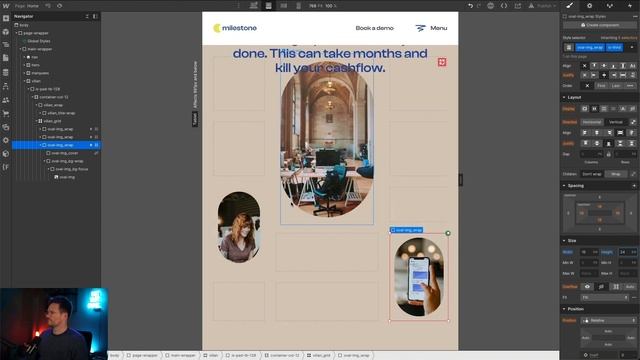 06. Advanced Webflow tutorial: Build the Villain section with me смотреть онлайн