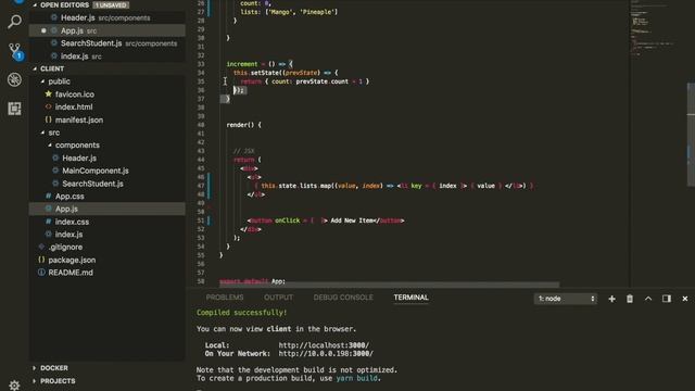 Manipulating array in Reactjs - Absolute beginners смотреть онлайн