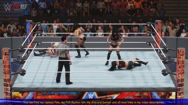 WWE2K19 GAMEPLAY | AJ Lee & Alexa Bliss VS. The IIconics | Community Wish Match [Gameplay incl Mods смотреть онлайн