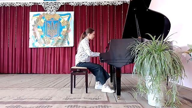 Грещак Марія Й. С. Бах Триголосна інвенція Ре мажор смотреть онлайн