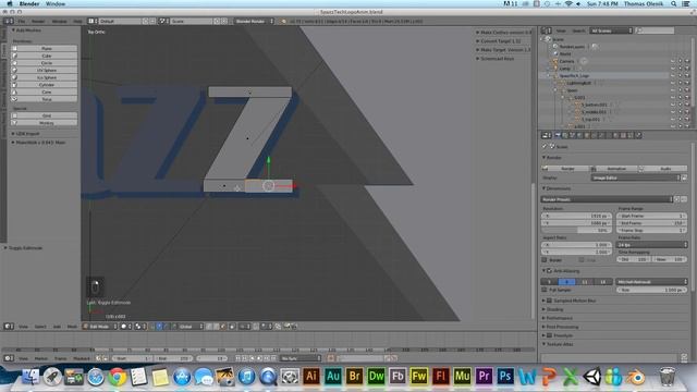How to Select Multiple Faces with Box Select Tool in Blender 2.7 смотреть онлайн