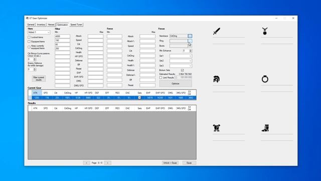 [Epic Seven] Гайд по E7 Gear Optimizer - подбирает шмотки по заданным статам. смотреть онлайн