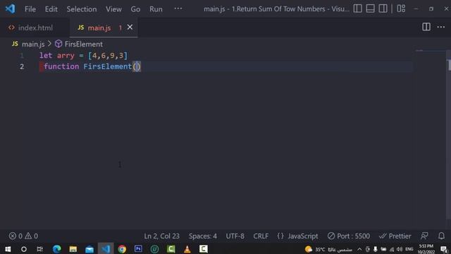 6- Return First Element From An Array - [Problem Solving in JS] |بالعربي смотреть онлайн