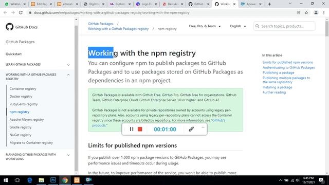 Github Packages Working with the Apache Maven registry Learn смотреть онлайн