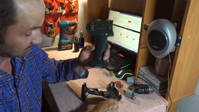 Шуруповёрт Metabo BS 18, ремонт. смотреть онлайн