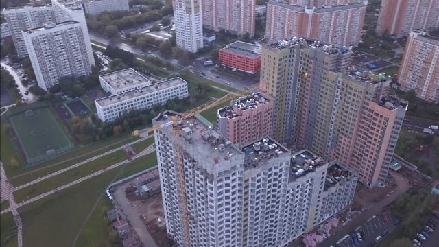 Облёт вокруг ЖК Тополя смотреть онлайн