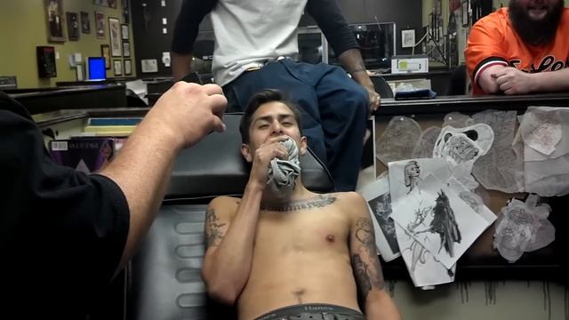 Miles the apprentice. 8 gauge nipple piercing P.1 смотреть онлайн