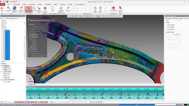 Geomagic Design X Tutorial - Aligning Scans and Merging смотреть онлайн