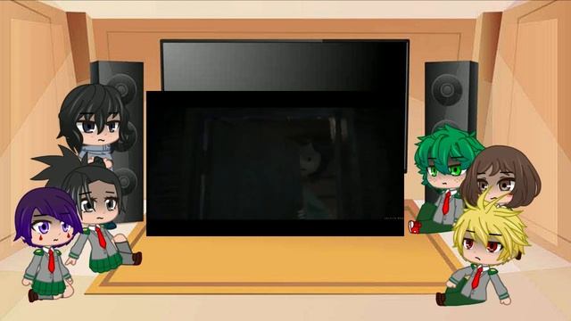 MHA React to Deku's Cousin as Coraline смотреть онлайн