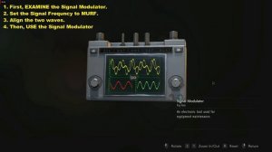 Signal Modulator Puzzle: Use Signal modulator to bring back power | Resident Evil 2 Remake