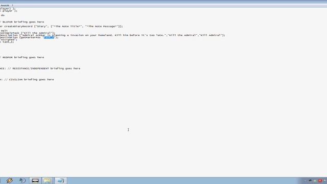ARMA 3 Editor - 23. How to create a briefing/tasks using briefing.sqf and init.sqf [Part 1/2] смотреть онлайн