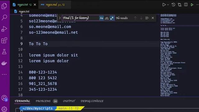 Designing Regular Expressions with Visual Studio Code (VSCODE) - Without Memorizing the Patterns смотреть онлайн