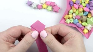 Origami Lucky Star Tutorial ⭐️ Easy DIY ⭐️ Paper Kawaii