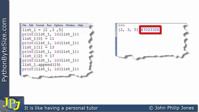A Python list is Mutable смотреть онлайн