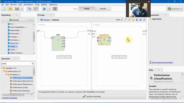 Support vector machine based classification using rapid miner смотреть онлайн
