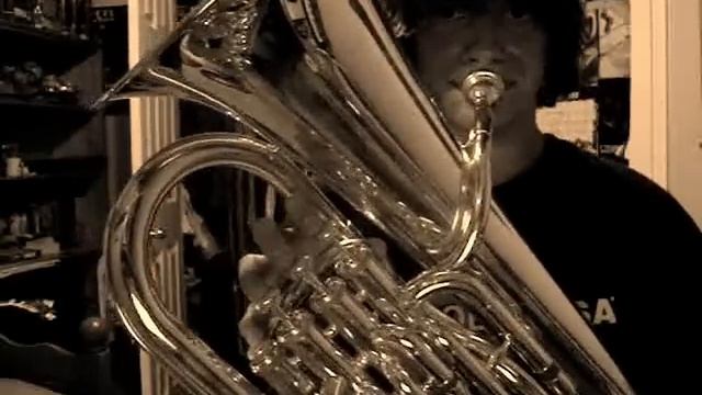 Sheik's Theme on Euphonium смотреть онлайн