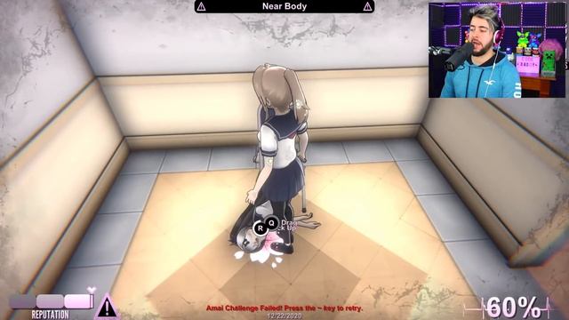 MELTING ALL RIVALS in ACID at the same time?! OP Yandere Simulator Elimination смотреть онлайн