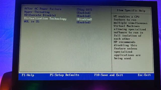 HP PC: How to Enable or Disable Virtualization Technology (VT) In Bios смотреть онлайн