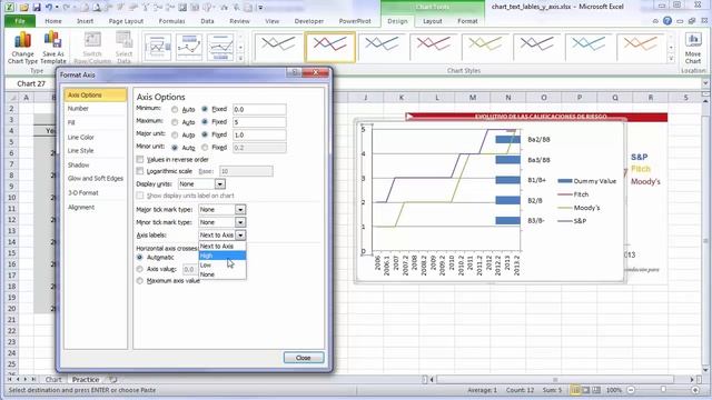 Excel Chart Vertical Text Labels смотреть онлайн