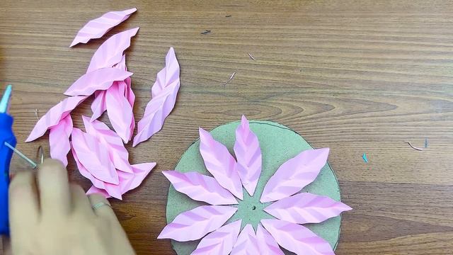 DIY Cardboard Gerbera: Creative Paper Craft Idea for Wall Art Decoration смотреть онлайн