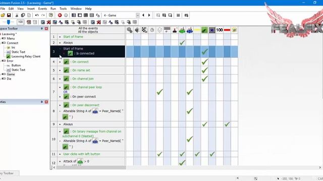 Как сделать мультиплеер Lacewing (Подключение к серверу и ошибка) в Clickteam Fusion 2.5 смотреть онлайн