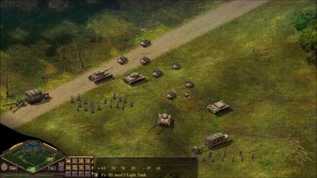 Blitzkrieg Burning Horizon - Panzers advancing смотреть онлайн