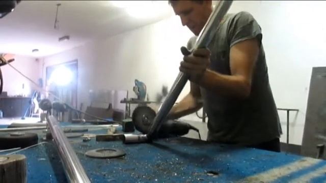 Полировка нержавейки в 3 шага. Шов на круглой трубе внутри и снаружи. Полная инструкция