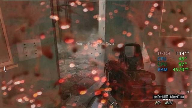 GeForce GT 1030 -- Intel Core i3-8100 -- Call of Duty Modern Warfare 2 FPS Test смотреть онлайн