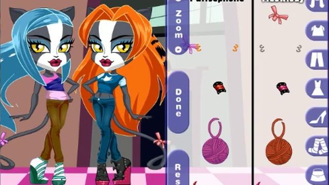 Chibi Werecat Sisters Dress Up Game смотреть онлайн