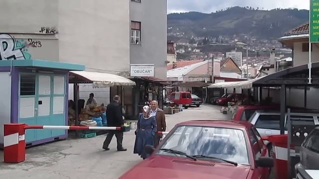 5 minutes walk through the streets of Sarajevo, Bosnia and Herzegovina - Virtual city tour смотреть онлайн