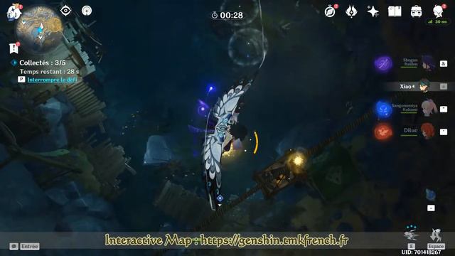 Gouffre / Chasm - Coffre Défi 3 / Challenge Chest 3 - Genshin Impact Interactive Map смотреть онлайн